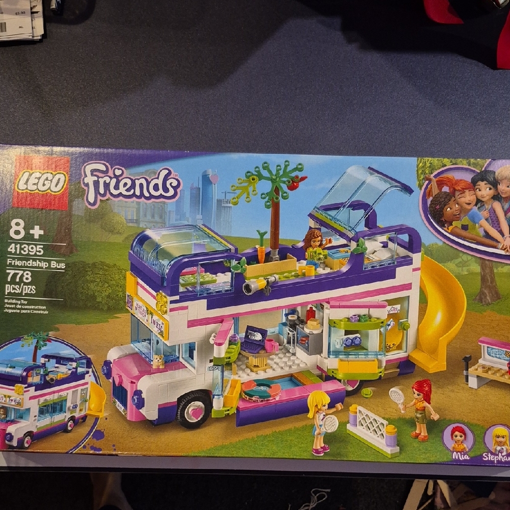 LEGO Friends Adventure Bus Set - Purple, Pink, Yellow